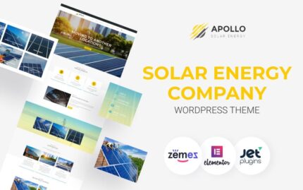 Apollo - Solar Energy Company Responsive WordPress Theme