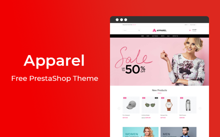 Apparel – Free PrestaShop Theme