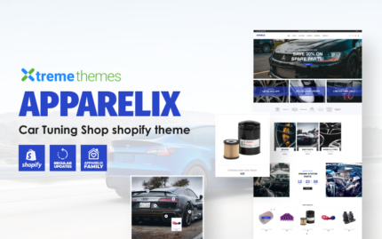 Apparelix Car Tuning Shop Shopify Theme