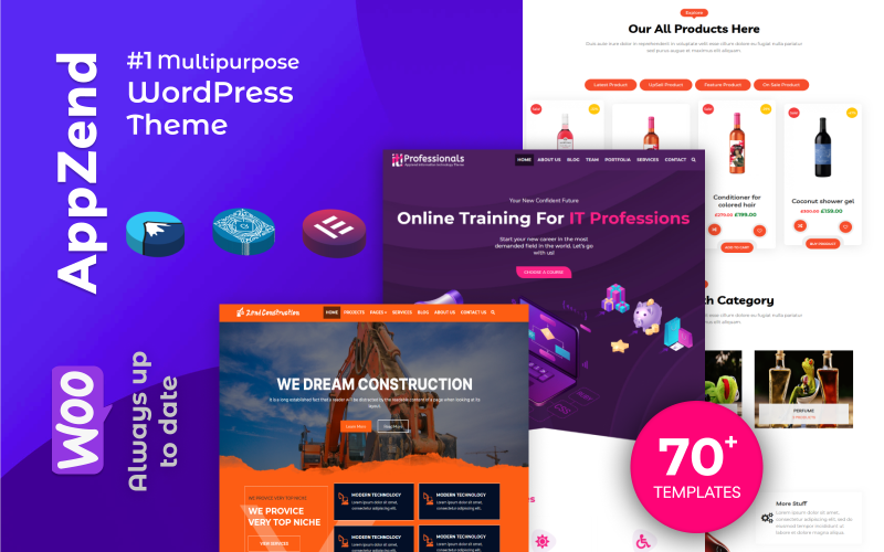 Appzend - Multipurpose Business WordPress Themes Free