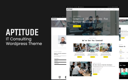 Aptitude - IT Services And Technology Wordpress Theme WordPress Theme