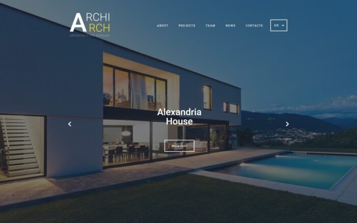 ArchiArch Website Template