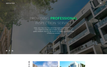 Architecture Responsive Website Template