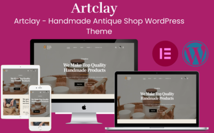 Artclay – Handmade Antique Shop WordPress Theme