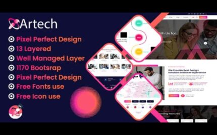 Artech - Innovative Business HTML Template Website Template