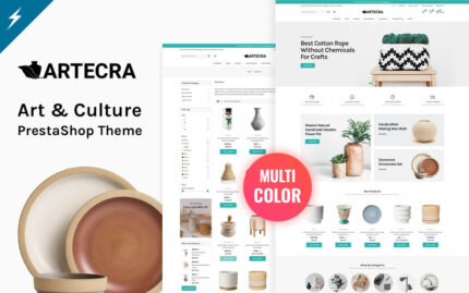 Artecra - Art, Culture, Decor and Handicrafts Prestashop Theme PrestaShop Theme