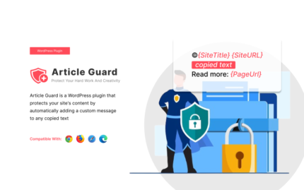 Article Guard - Protect Your Hard Work And Creativity WordPress Plugin