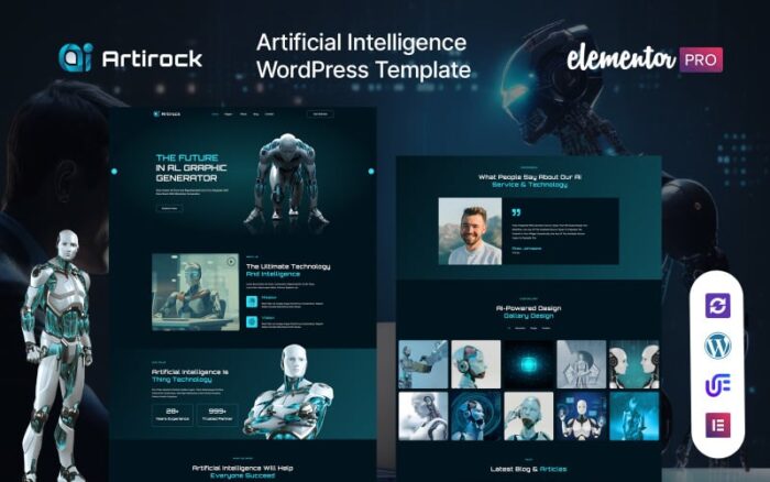 Artirock - Artificial Intelligence And Technology WordPress Theme