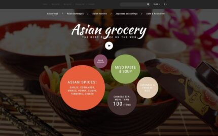 Asian Grocery Store OpenCart Template