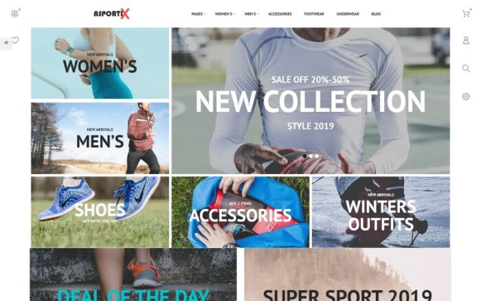 Asportix - Sport Equipment Store Clean Bootstrap Ecommerce PrestaShop Theme