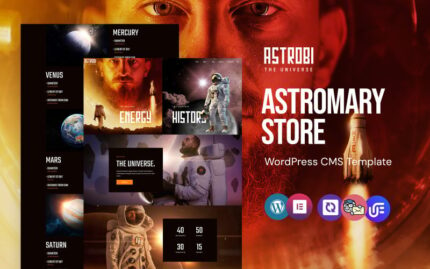 Astrobi - Astronomy WordPress Elementor Theme WordPress Theme