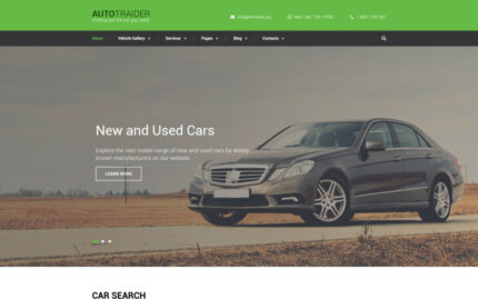 AutoTrader Website Template