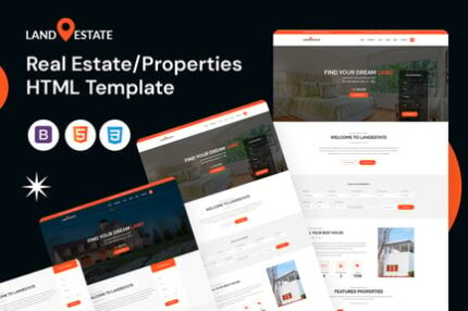 Land Estate - Real Estate/Properties HTML Template