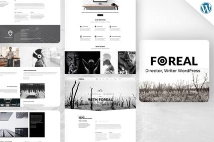 Foreal - Director, Writer WordPress Theme