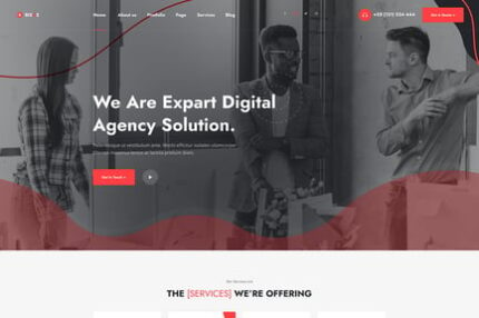 Bixos - Business & Digital Agency WordPress Theme