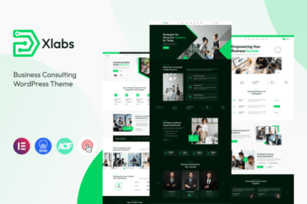 Xlab – Business Consulting WordPress Theme