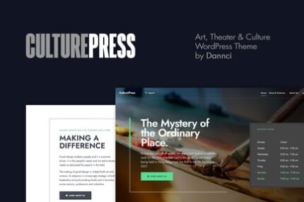 CulturePress - Art & Culture WordPress theme