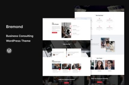 Bremond - Business Consulting WordPress Theme