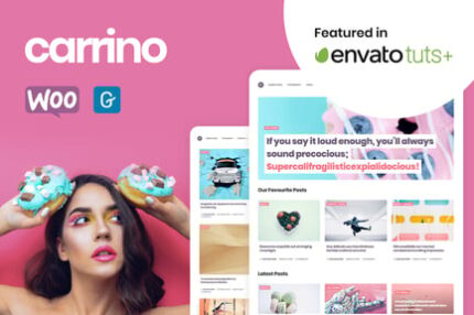 Carrino - An Exciting Gutenberg Blog Theme