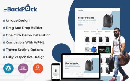 Backpack Store WooCommerce Theme