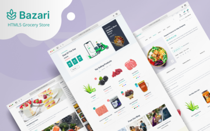 Bazari - eCommerce HTML5 Bootstrap Template Website Template