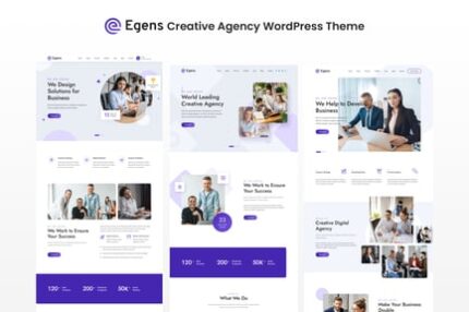 Egens - Creative Agency WordPress Theme