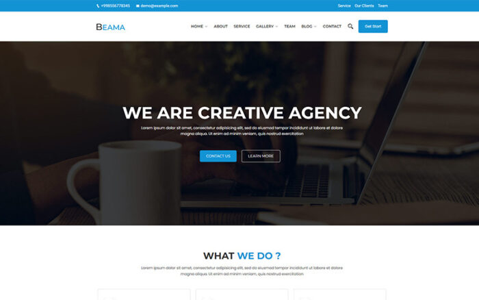 Beama - Agency Business WordPress Theme