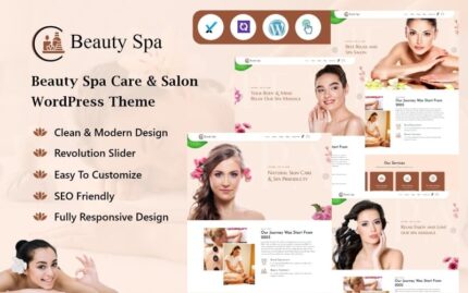 Beauty Spa Care & Salon WordPress Theme