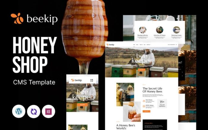 Beekip - Honey Farm Multipurpose Responsive WordPress Theme