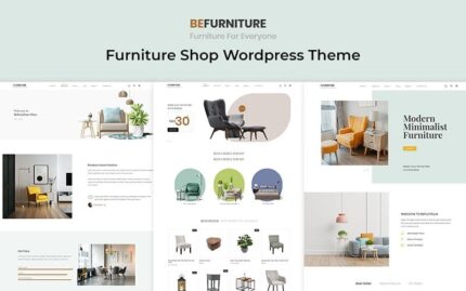 Befurniture - Furniture Shop FREE WooCommerce WordPress Theme WooCommerce Theme