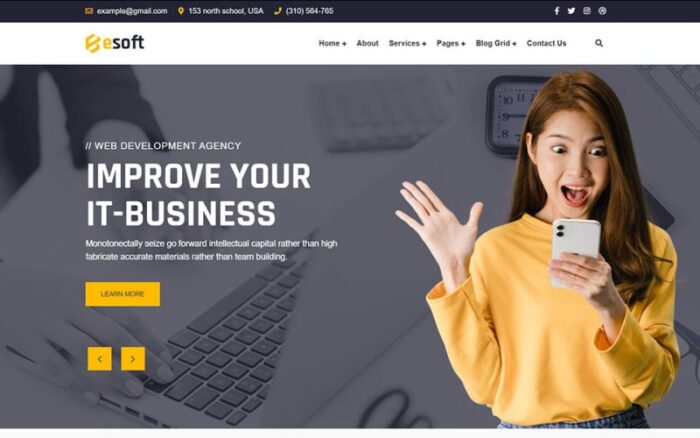 Besoft - Technology & Software WordPress Theme.