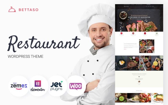 Bettaso - Cafe & Restaurant WordPress Theme