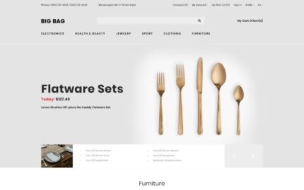 Big Bag - Wholesale Store Modern OpenCart Template