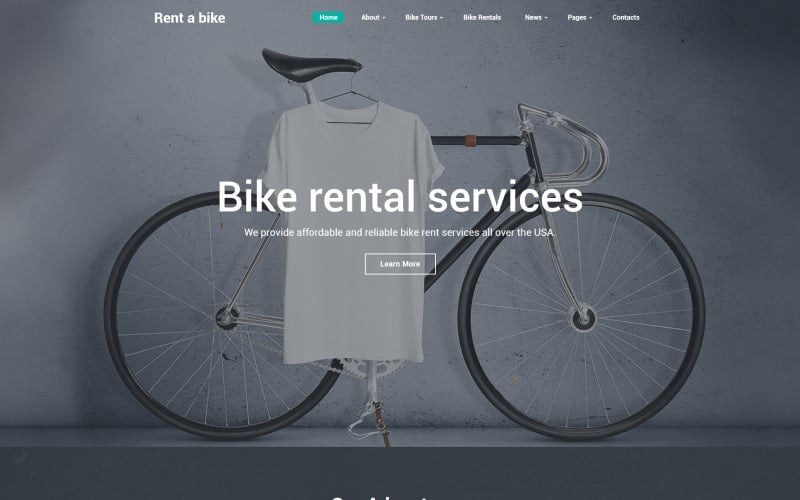 Bike Shop Website Template