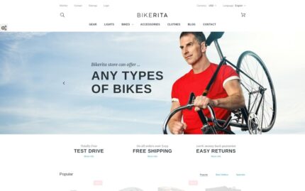 Bikerita PrestaShop Theme