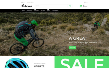 Bikes PrestaShop Theme