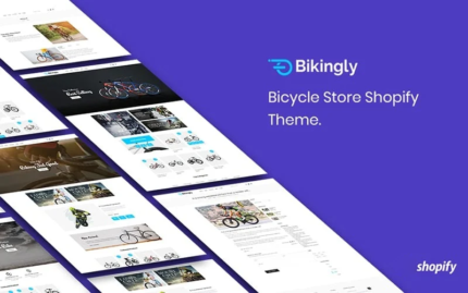 Bikingly - Bicycle Store Shopify Theme