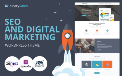 BinarySales - SEO & Digital Marketing WordPress Theme