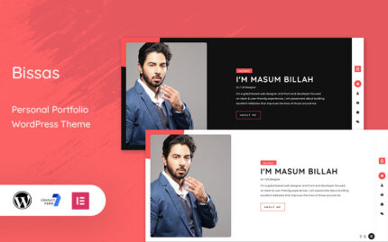 Bissas - Personal Portfolio WordPress Theme