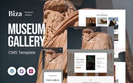 Biza - Museum And Art Gallery Multipurpose Responsive WordPress Theme