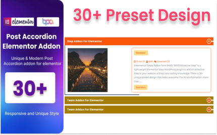 Blog Post Accordion WordPress Plugin For Elementor