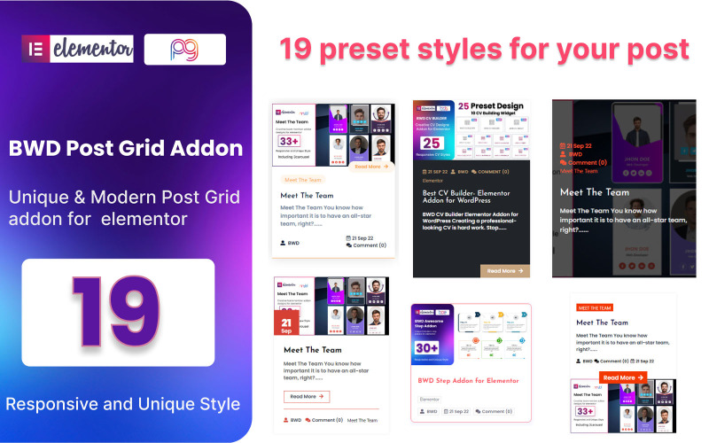 Blog Post Grid WordPress Plugin For Elementor