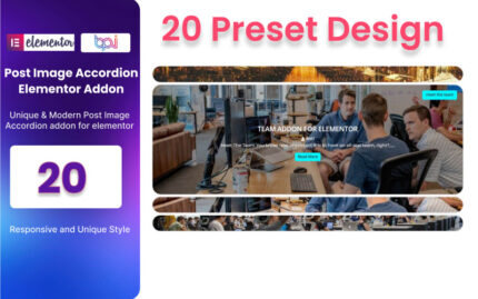 Blog Post Image Accordion WordPress Plugin For Elementor