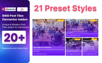 Blog Post Tiles WordPress Plugin For Elementor