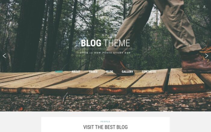 Blog Theme Joomla Template