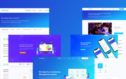 Bluebell - Software, Web App And Startup Tech Company WordPress theme WordPress Theme