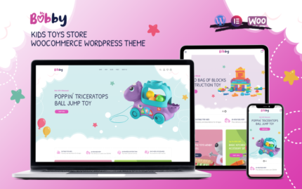 Bobby - Kids Toys Store WooCommerce WordPress Theme WooCommerce Theme