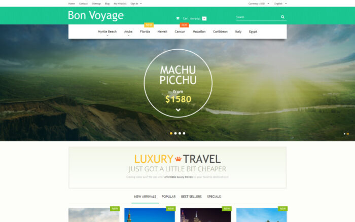 Bon Voyage PrestaShop Theme