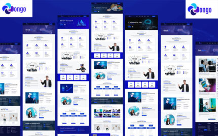 Bongo Technology & IT Solutions HTML Template Website Template