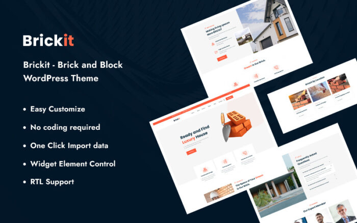 Brickit - Brick and Block WordPress Theme